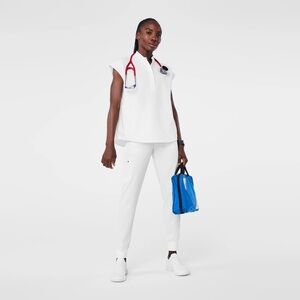 Figs Women's White Top